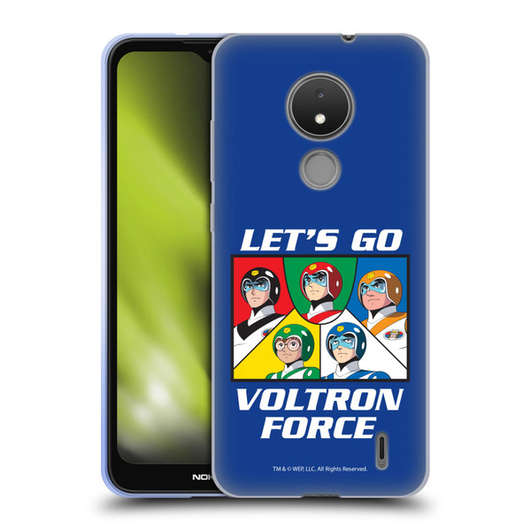 Voltron Graphics Go Voltron Force Soft Gel Case for Nokia C21