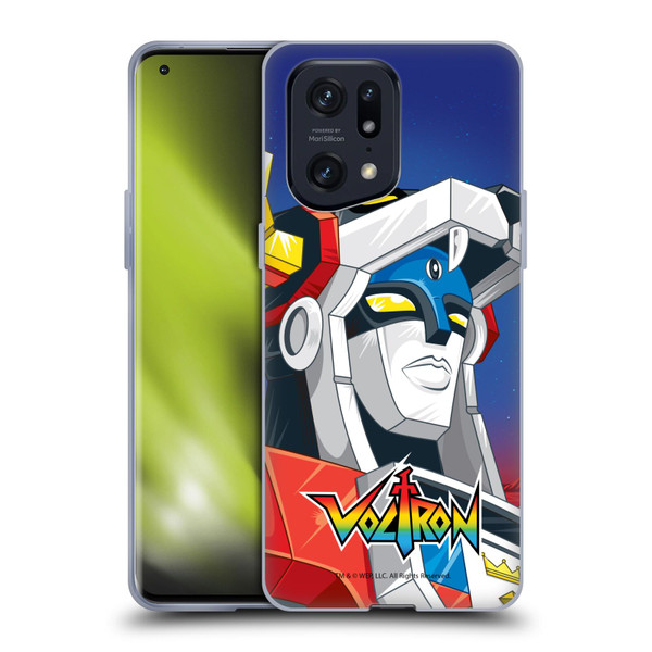 Voltron Graphics Head Soft Gel Case for OPPO Find X5 Pro