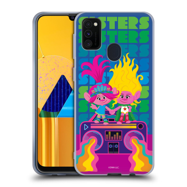 Trolls 3: Band Together Art Sisters Soft Gel Case for Samsung Galaxy M30s (2019)/M21 (2020)