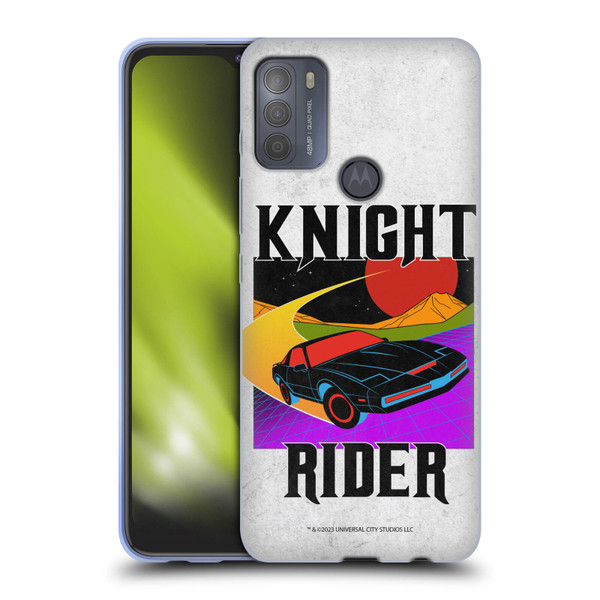 Knight Rider Graphics Kitt Speed Soft Gel Case for Motorola Moto G50