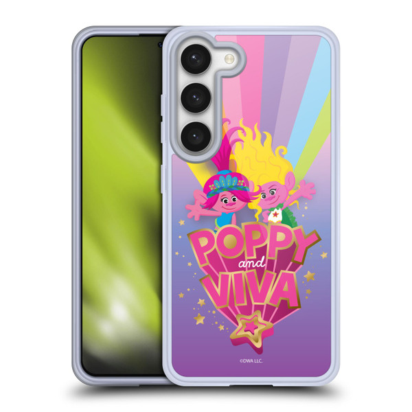 Trolls 3: Band Together Art Rainbow Soft Gel Case for Samsung Galaxy S23 5G