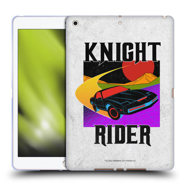 Knight Rider Graphics Kitt Speed Soft Gel Case for Apple iPad 10.2 2019/2020/2021
