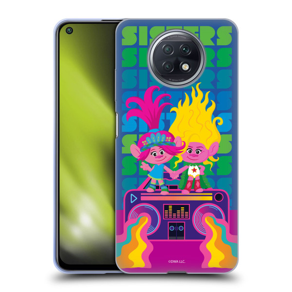 Trolls 3: Band Together Art Sisters Soft Gel Case for Xiaomi Redmi Note 9T 5G