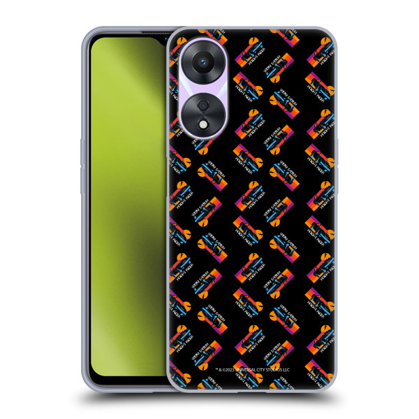 Knight Rider Graphics Pattern Soft Gel Case for OPPO A78 5G