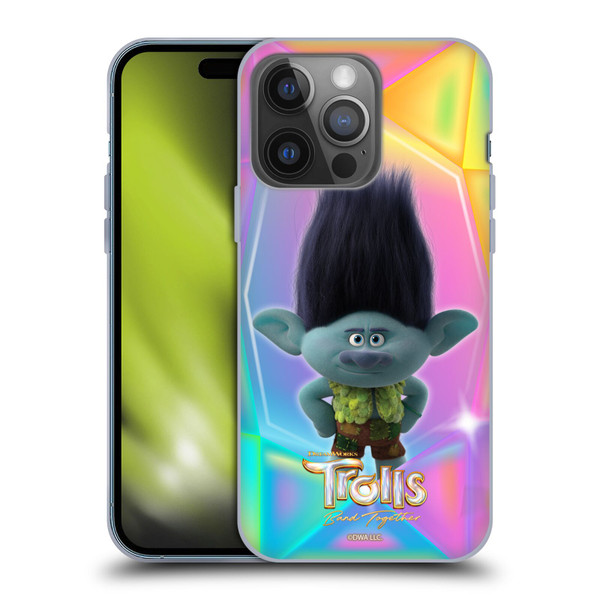Trolls 3: Band Together Graphics Branch Soft Gel Case for Apple iPhone 14 Pro