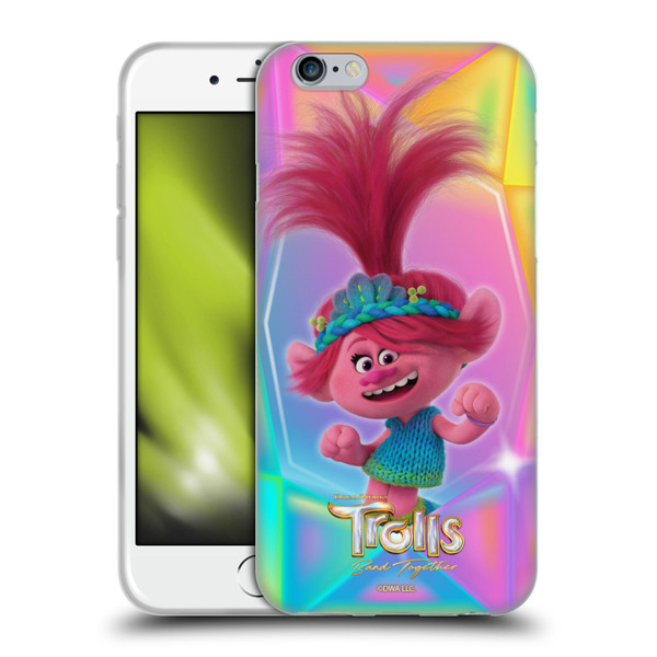 Trolls 3: Band Together Graphics Poppy Soft Gel Case for Apple iPhone 6 / iPhone 6s