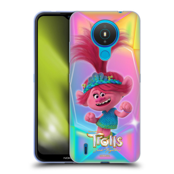 Trolls 3: Band Together Graphics Poppy Soft Gel Case for Nokia 1.4