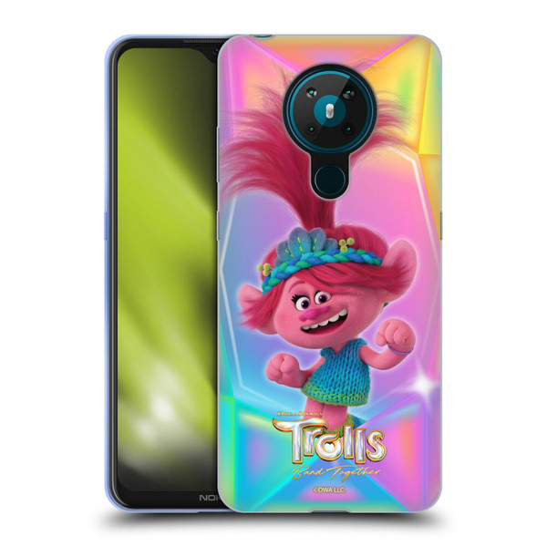 Trolls 3: Band Together Graphics Poppy Soft Gel Case for Nokia 5.3