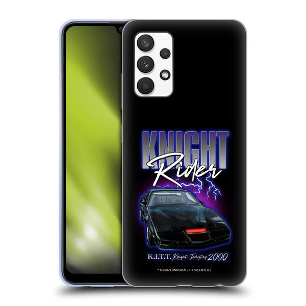 Knight Rider Graphics Kitt 2000 Soft Gel Case for Samsung Galaxy A32 (2021)