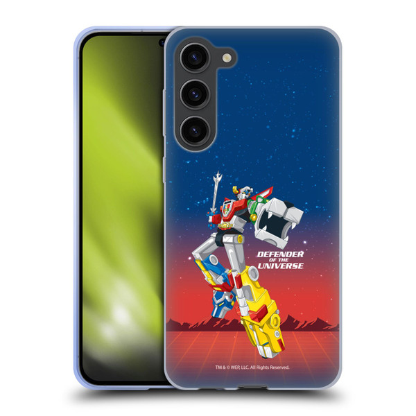 Voltron Graphics Defender Of Universe Gradient Soft Gel Case for Samsung Galaxy S23+ 5G