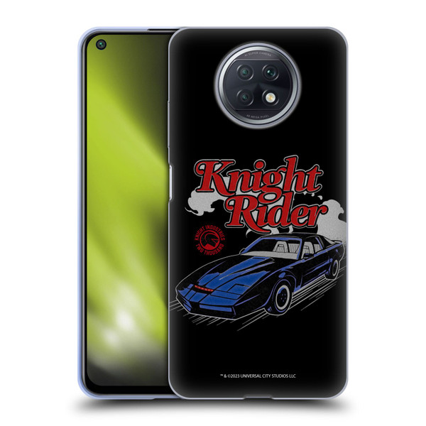 Knight Rider Graphics Kitt Retro Soft Gel Case for Xiaomi Redmi Note 9T 5G