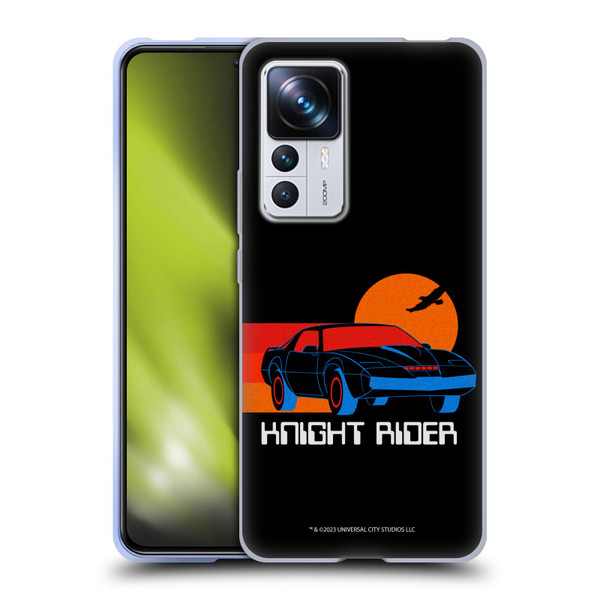 Knight Rider Graphics Kitt Sunset Soft Gel Case for Xiaomi 12T Pro