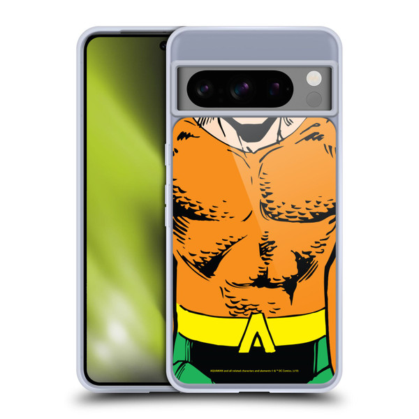 Aquaman DC Comics Logo Uniform Soft Gel Case for Google Pixel 8 Pro