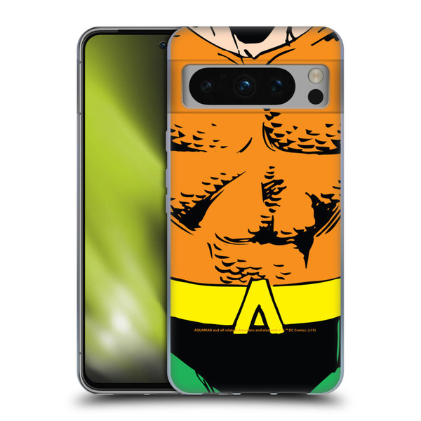 Aquaman DC Comics Logo Uniform Soft Gel Case for Google Pixel 8 Pro