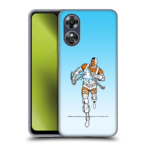 Cyborg DC Comics Fast Fashion Classic 2 Soft Gel Case for OPPO A17