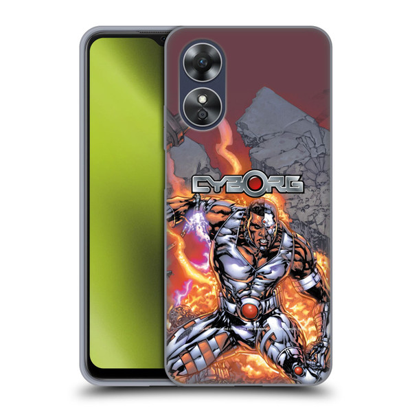 Cyborg DC Comics Fast Fashion Cover Soft Gel Case for OPPO A17