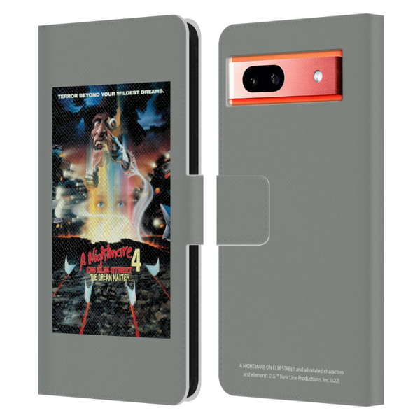 A Nightmare On Elm Street 4 The Dream Master Graphics Poster Leather Book Wallet Case Cover For Google Pixel 7a