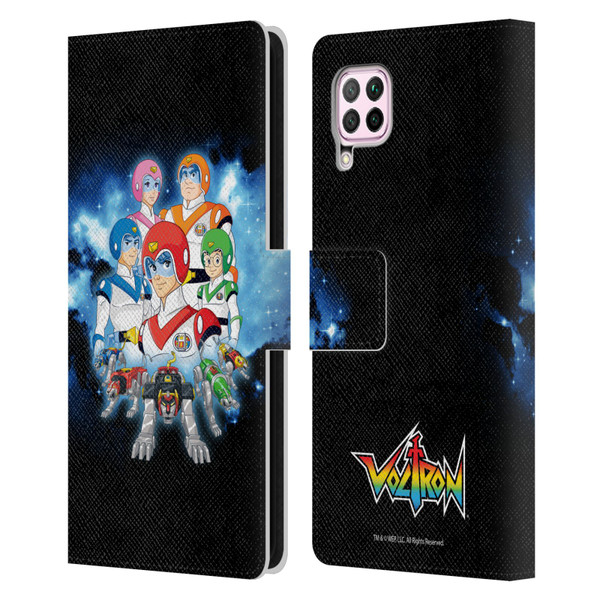 Voltron Character Art Group Leather Book Wallet Case Cover For Huawei Nova 6 SE / P40 Lite
