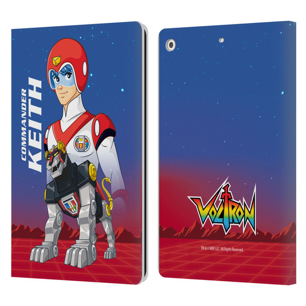 Voltron Character Art Commander Keith Leather Book Wallet Case Cover For Apple iPad 10.2 2019/2020/2021