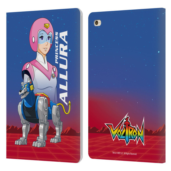 Voltron Character Art Princess Allura Leather Book Wallet Case Cover For Apple iPad mini 4