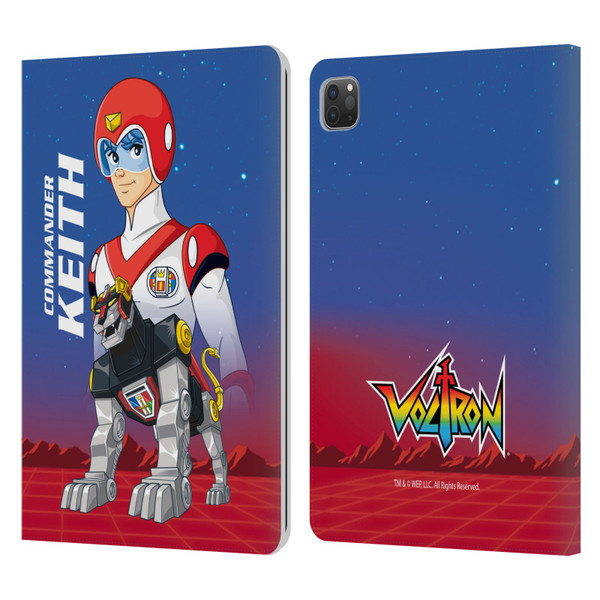 Voltron Character Art Commander Keith Leather Book Wallet Case Cover For Apple iPad Pro 11 2020 / 2021 / 2022
