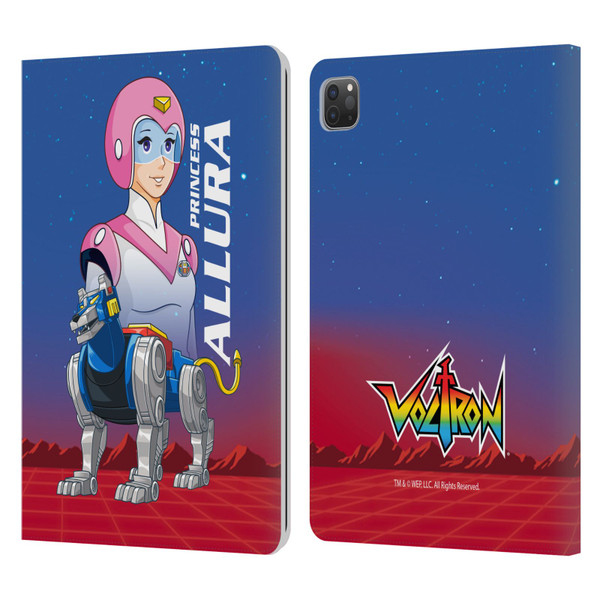 Voltron Character Art Princess Allura Leather Book Wallet Case Cover For Apple iPad Pro 11 2020 / 2021 / 2022