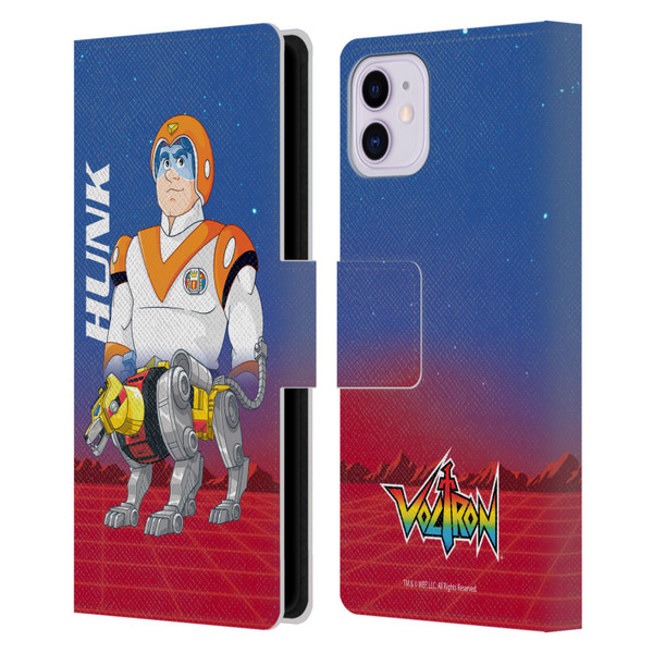 Voltron Character Art Hunk Leather Book Wallet Case Cover For Apple iPhone 11