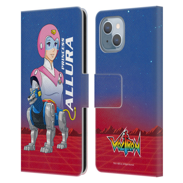 Voltron Character Art Princess Allura Leather Book Wallet Case Cover For Apple iPhone 14
