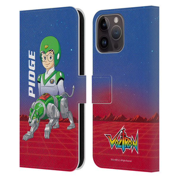 Voltron Character Art Pidge Leather Book Wallet Case Cover For Apple iPhone 15 Pro Max