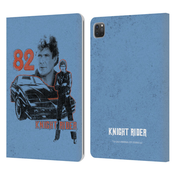 Knight Rider Core Graphics 82 Kitt Car Leather Book Wallet Case Cover For Apple iPad Pro 11 2020 / 2021 / 2022