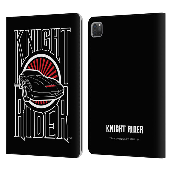 Knight Rider Core Graphics Logo Leather Book Wallet Case Cover For Apple iPad Pro 11 2020 / 2021 / 2022