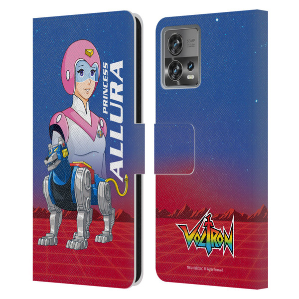 Voltron Character Art Princess Allura Leather Book Wallet Case Cover For Motorola Moto Edge 30 Fusion