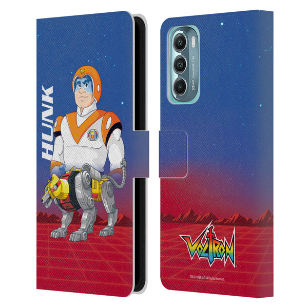 Voltron Character Art Hunk Leather Book Wallet Case Cover For Motorola Moto G Stylus 5G (2022)
