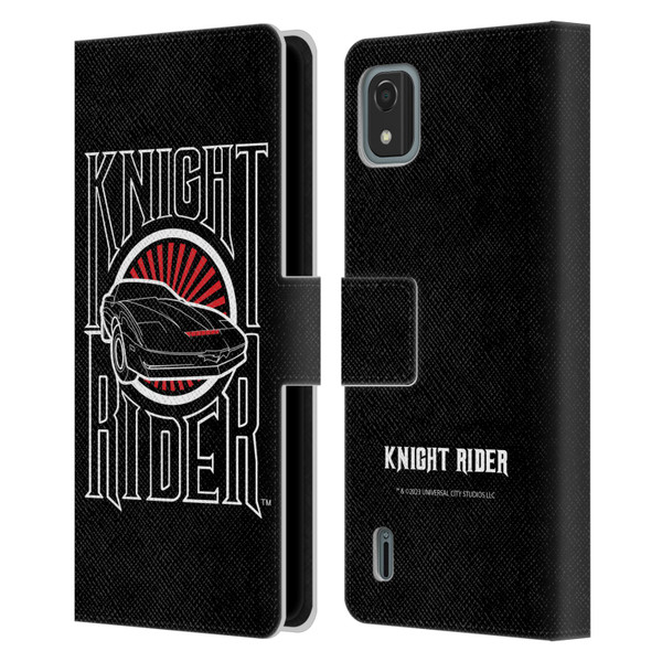 Knight Rider Core Graphics Logo Leather Book Wallet Case Cover For Nokia C2 2nd Edition