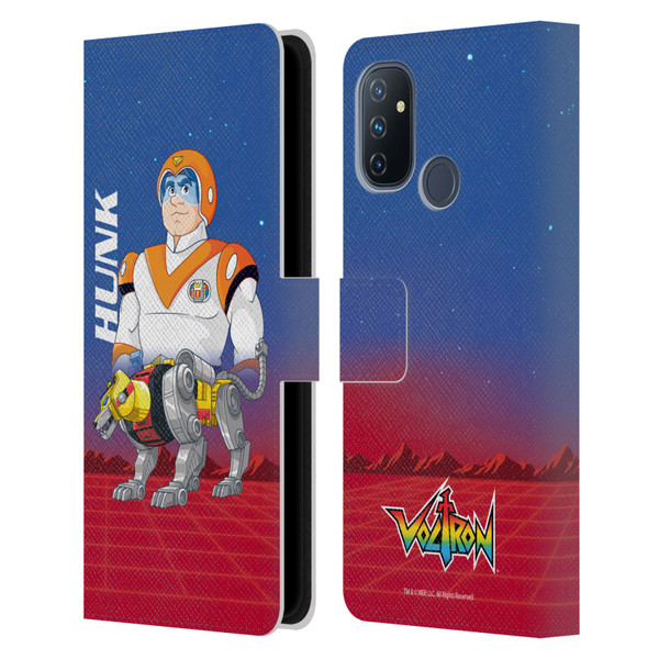 Voltron Character Art Hunk Leather Book Wallet Case Cover For OnePlus Nord N100