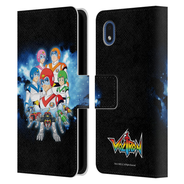 Voltron Character Art Group Leather Book Wallet Case Cover For Samsung Galaxy A01 Core (2020)