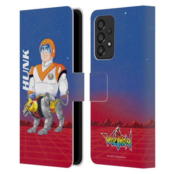 Voltron Character Art Hunk Leather Book Wallet Case Cover For Samsung Galaxy A33 5G (2022)