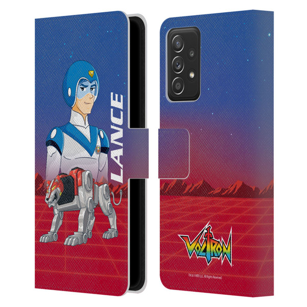Voltron Character Art Lance Leather Book Wallet Case Cover For Samsung Galaxy A53 5G (2022)