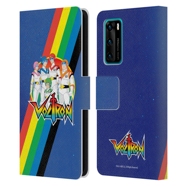 Voltron Graphics Group Leather Book Wallet Case Cover For Huawei P40 5G