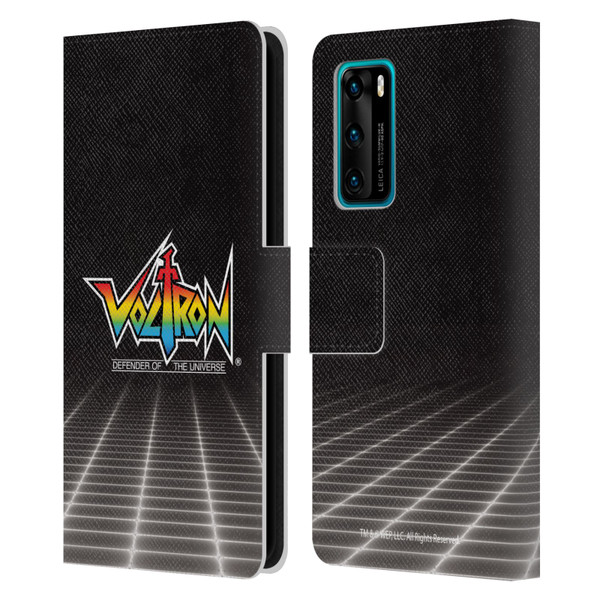 Voltron Graphics Logo Leather Book Wallet Case Cover For Huawei P40 5G