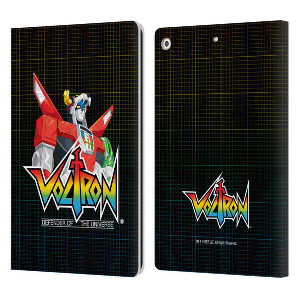 Voltron Graphics Defender Of The Universe Leather Book Wallet Case Cover For Apple iPad 10.2 2019/2020/2021