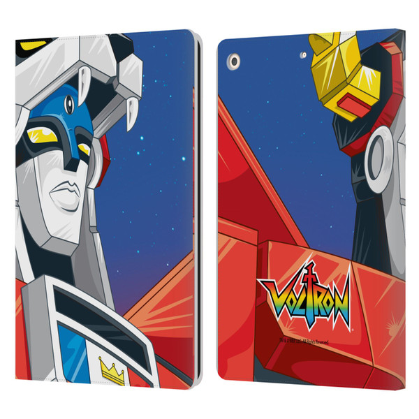 Voltron Graphics Head Leather Book Wallet Case Cover For Apple iPad 10.2 2019/2020/2021