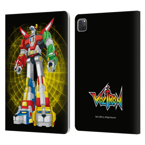 Voltron Graphics Robot Sphere Leather Book Wallet Case Cover For Apple iPad Pro 11 2020 / 2021 / 2022