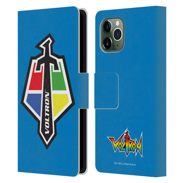 Voltron Graphics Badge Logo Leather Book Wallet Case Cover For Apple iPhone 11 Pro