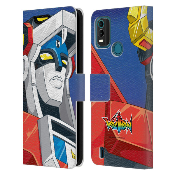 Voltron Graphics Head Leather Book Wallet Case Cover For Nokia G11 Plus