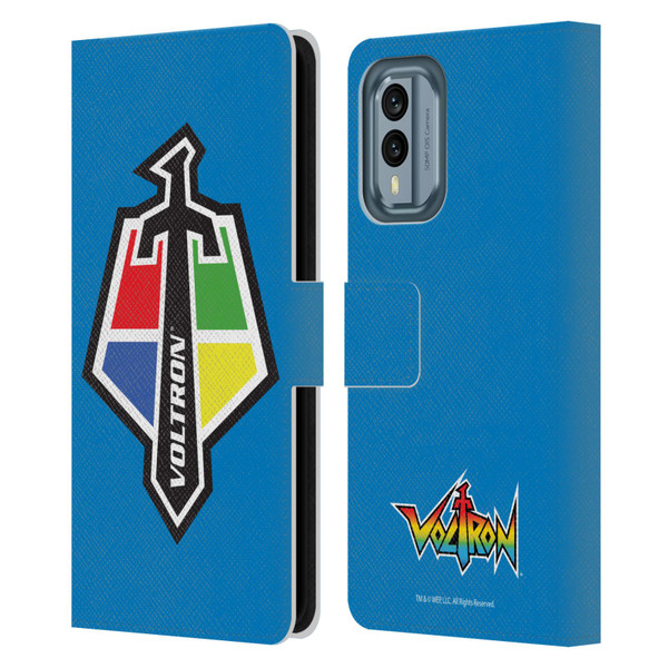 Voltron Graphics Badge Logo Leather Book Wallet Case Cover For Nokia X30