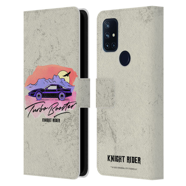 Knight Rider Graphics Turbo Booster Leather Book Wallet Case Cover For OnePlus Nord N10 5G