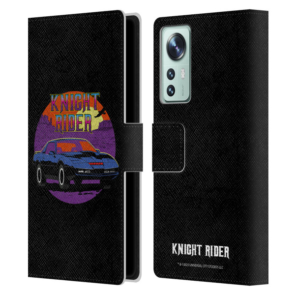 Knight Rider Graphics Kitt Vintage Leather Book Wallet Case Cover For Xiaomi 12