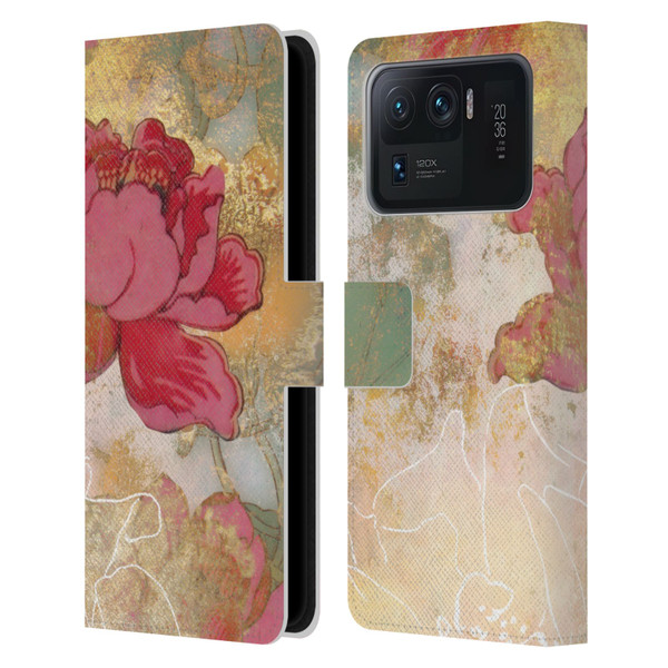 Aimee Stewart Smokey Floral Midsummer Leather Book Wallet Case Cover For Xiaomi Mi 11 Ultra