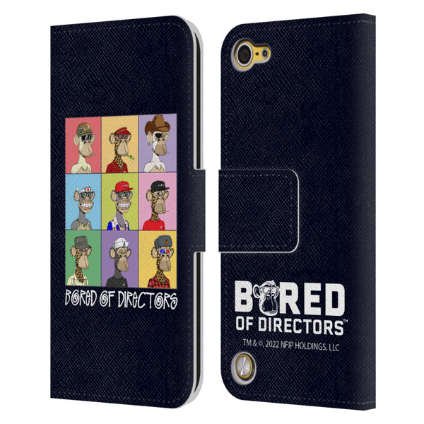 Bored of Directors Graphics Group Leather Book Wallet Case Cover For Apple iPod Touch 5G 5th Gen